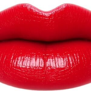 Blu-Red is a fire engine red lip color that lasts 4-12 hours