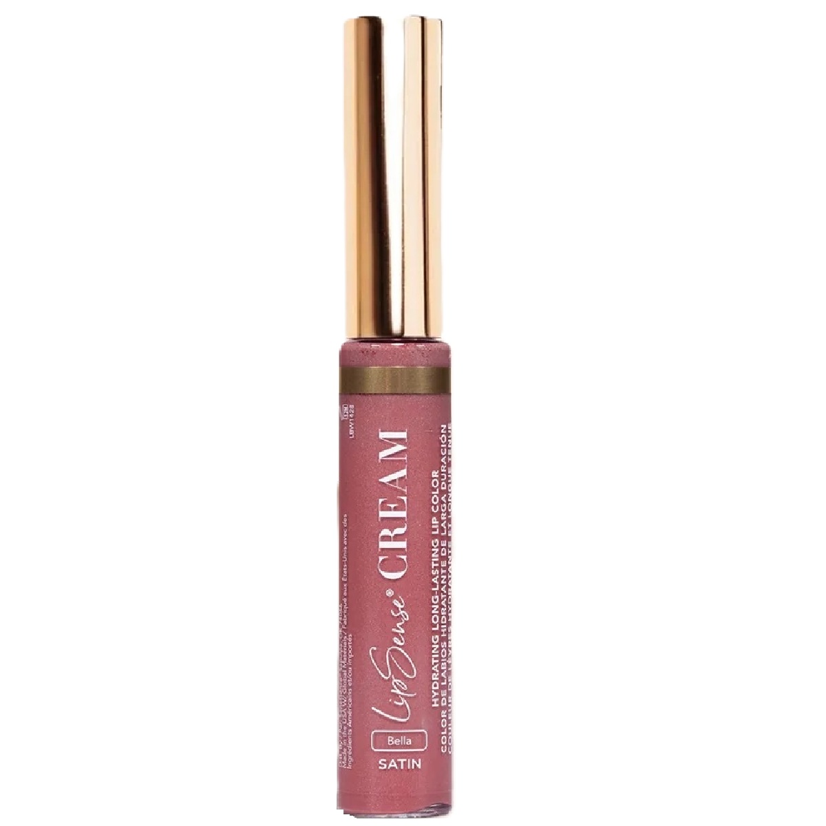 Bella Satin LipSense Cream is a neutral pink color with a subtle pearl essence finish that can last up to 6 hours