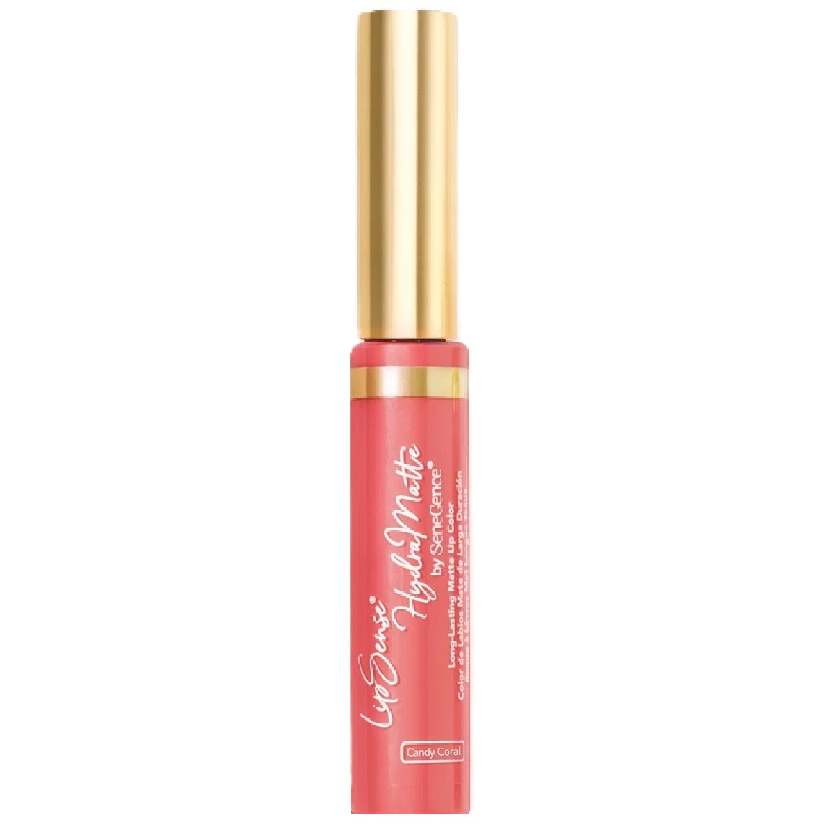 Candy Coral Cream LipSense (HydraMatte) is a vibrant coral color with a matte finish that can last up to 6 hours