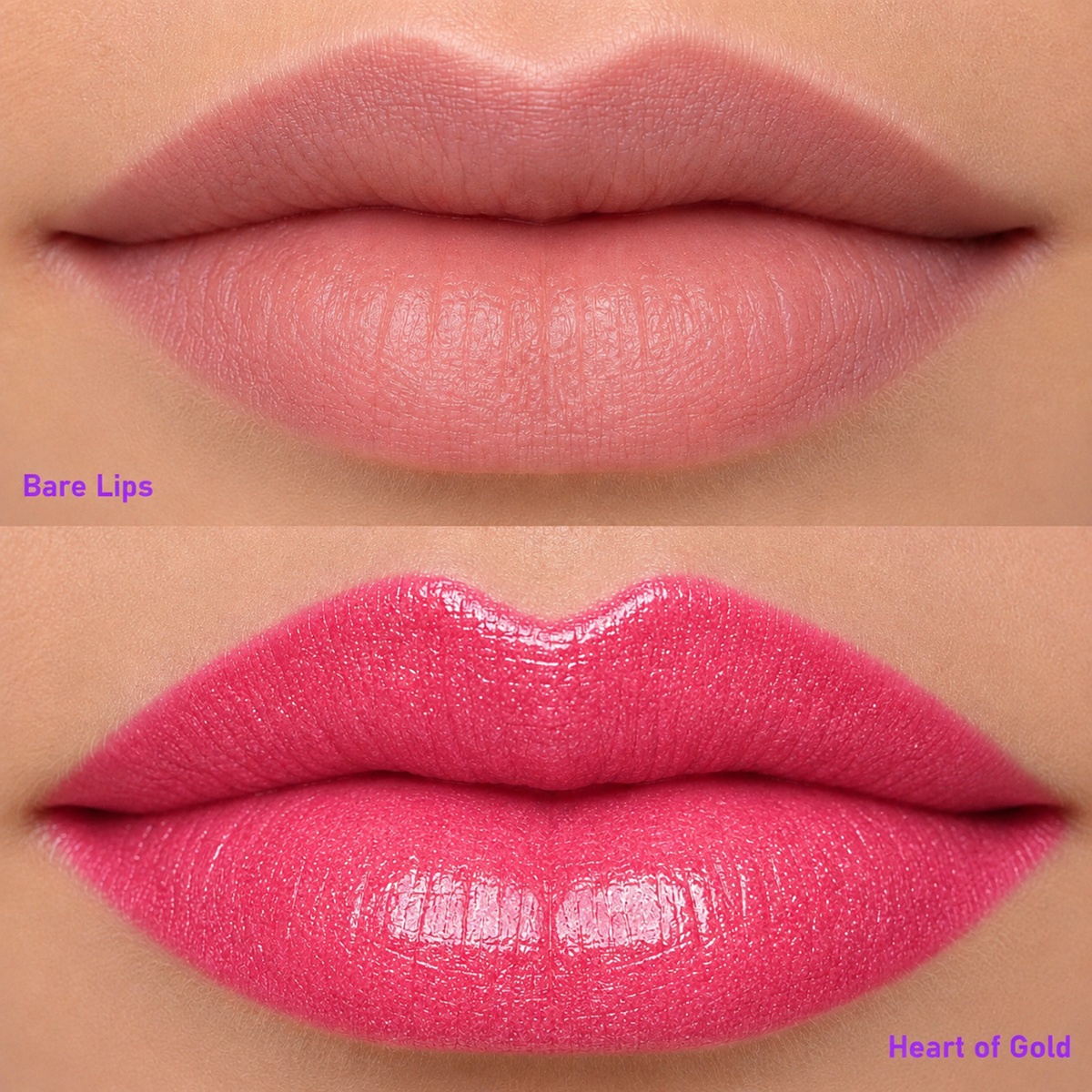 Heart of Gold LipSense Before After