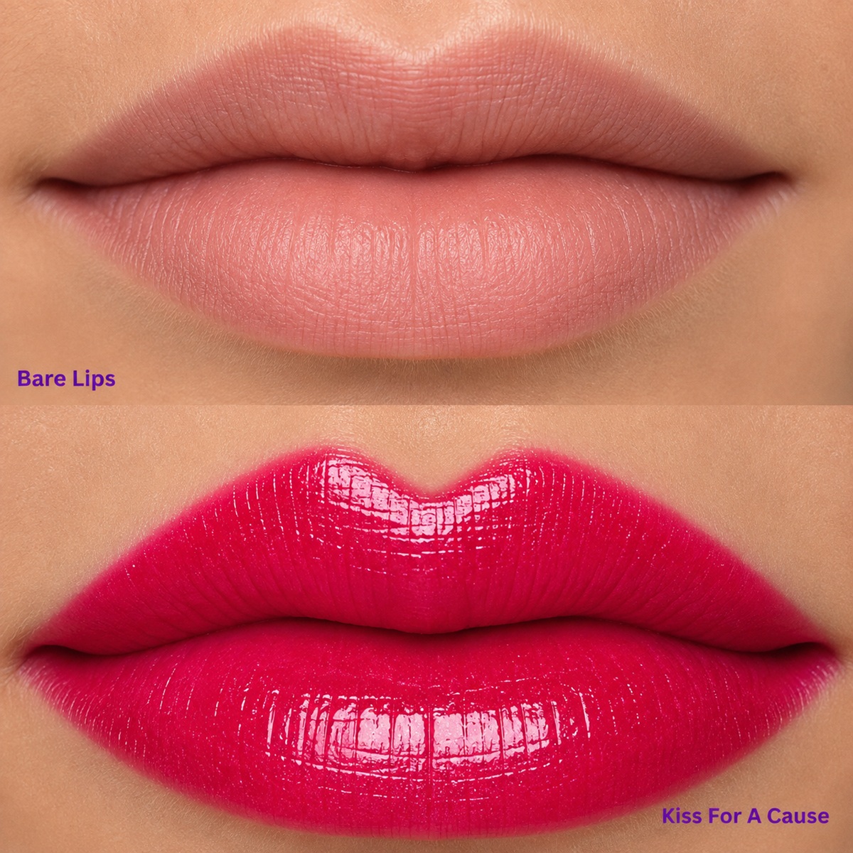 Kiss for a Cause LipSense Before After