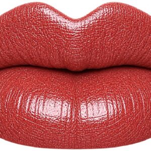Napa LipSense is a deep red violet lip color with a frost