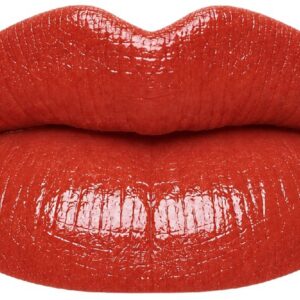 Persimmon LipSense long lasting lip color is a cadmium orange color in the yellow based family