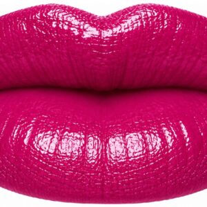 Lips wearing Purple Reign LipSense in a vibrant berry-purple shade with glossy finish
