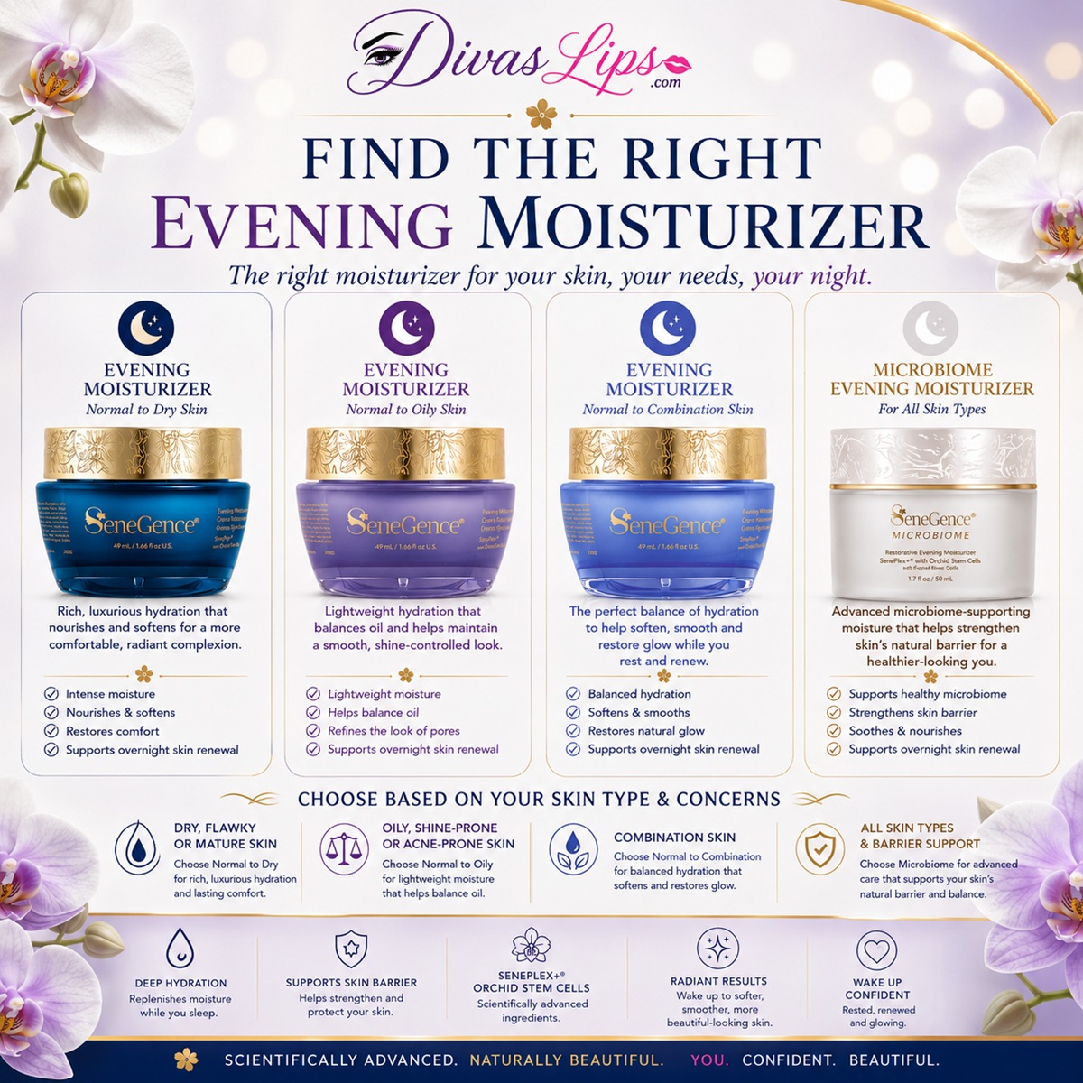 SeneGence Evening Moisturizers Find The Right