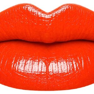 She's Apples LipSense is a fiery orange-red with a matte texture.