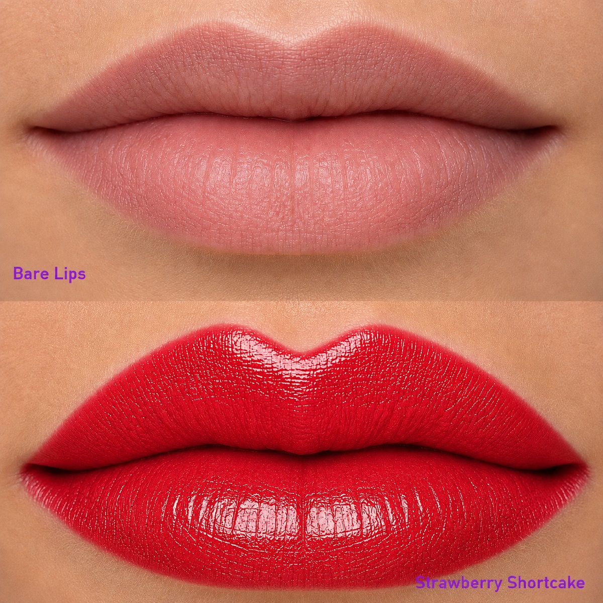 Strawberry Shortcake LipSense Before After