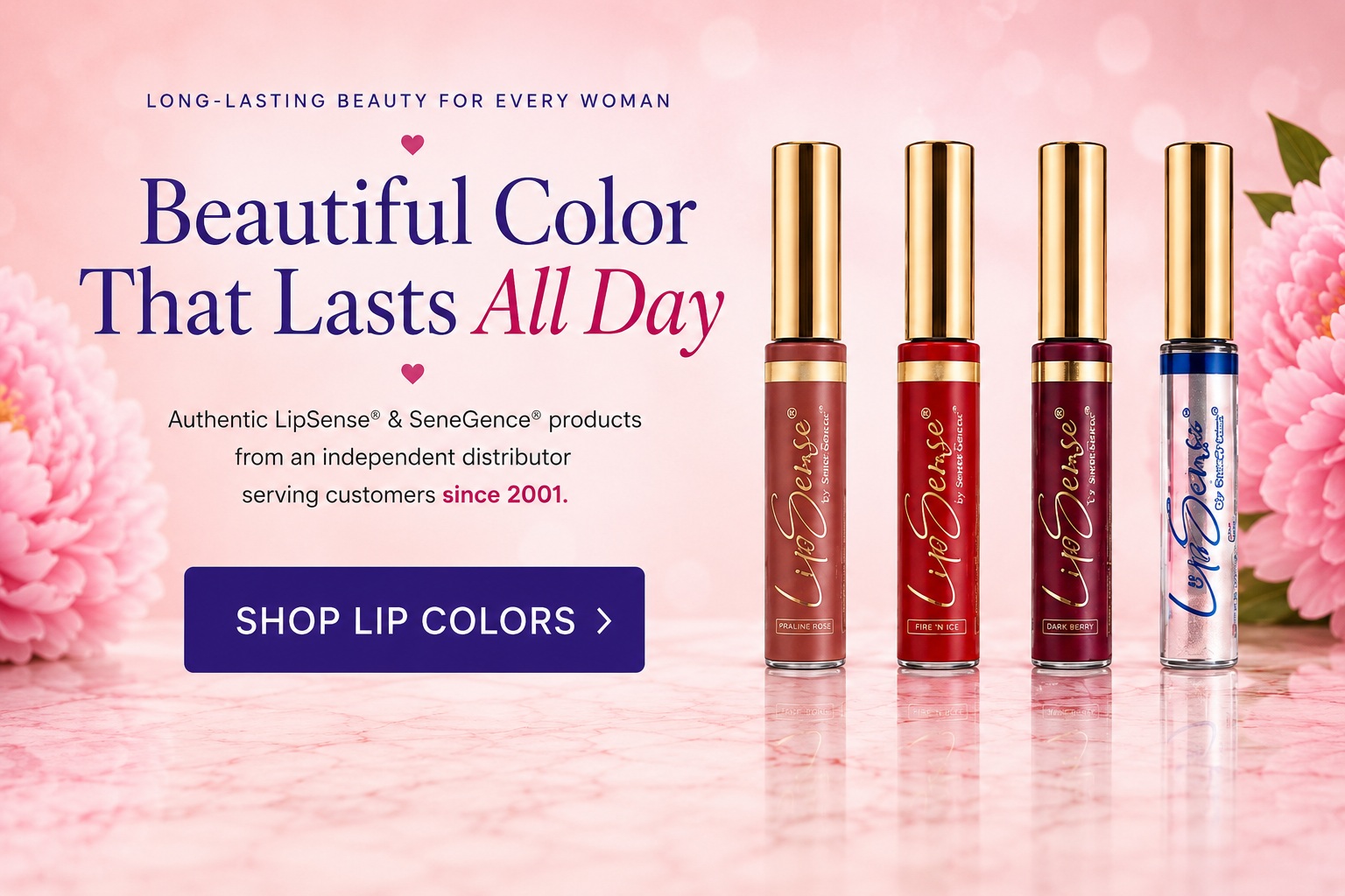DivasLips LipSense and SeneGence lip