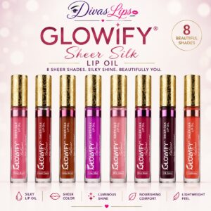 Glowify® Sheer Silk Lip Oil in 8 sheer shades from SeneGence