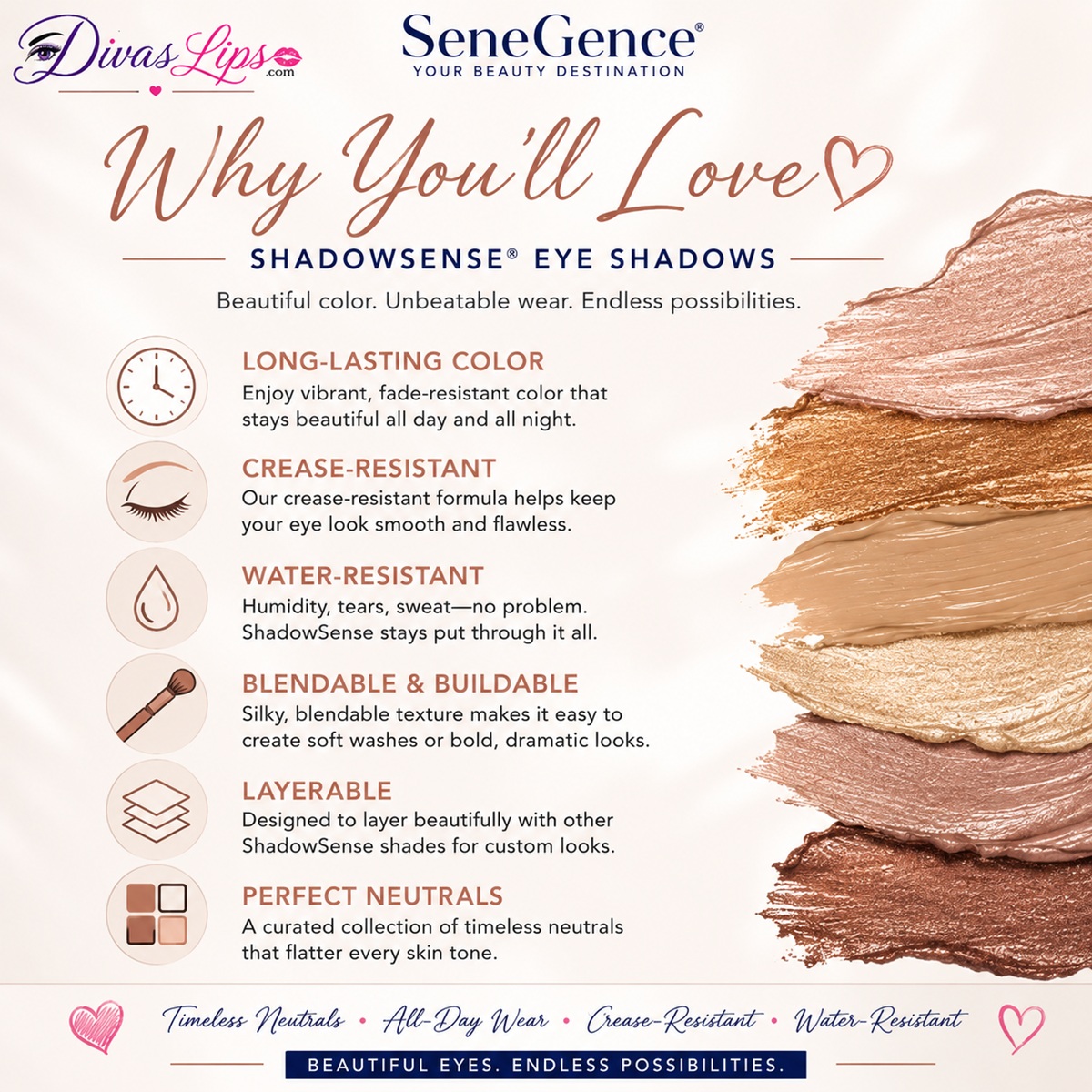 Why you'll love ShadowSense Eye Shadow benefits at DivasLips