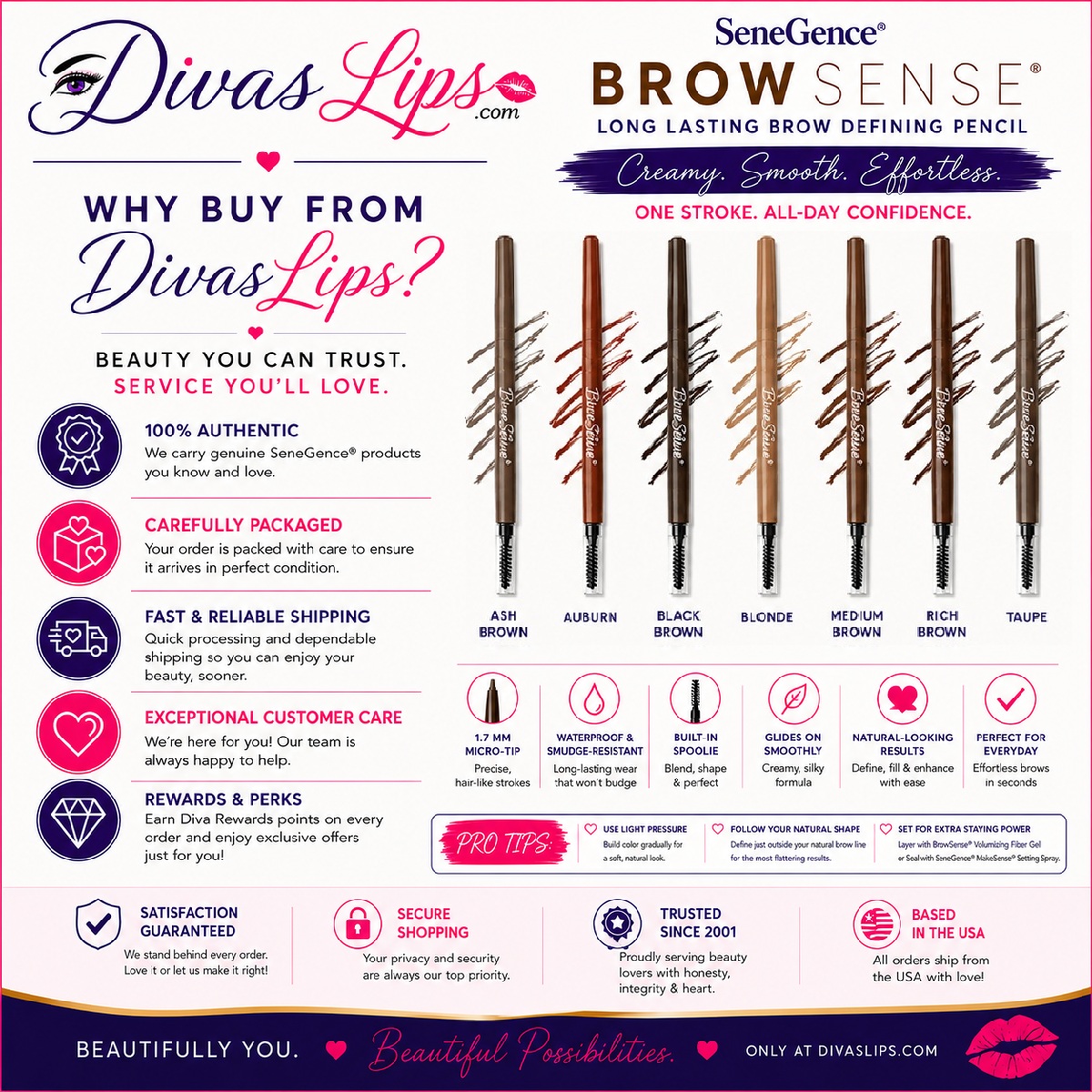 Why buy BrowSense from DivasLips
