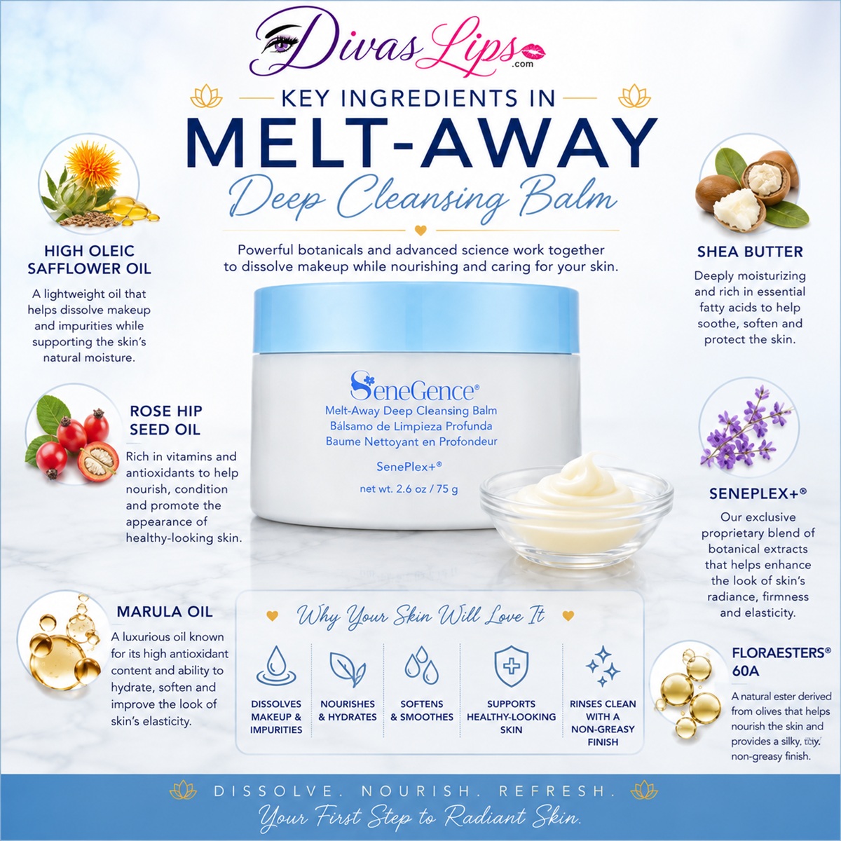 Melt-Away Deep Cleansing Balm key ingredients