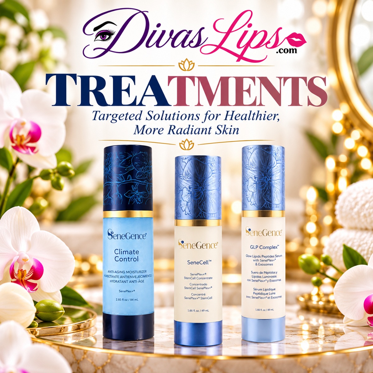 SeneGence Skin Care Treatments collection at DivasLips